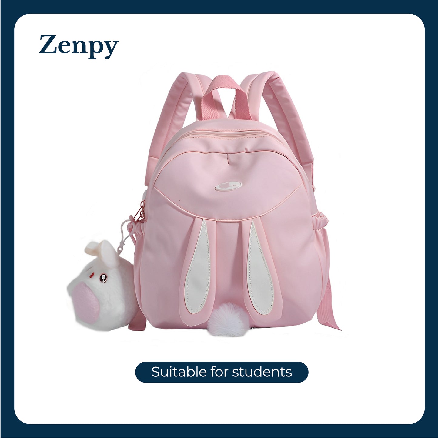 【Zenpy】Colorful rabbit backpack, waterproof and dustproof, perfect for taking photos. Cute bag, backpack P021