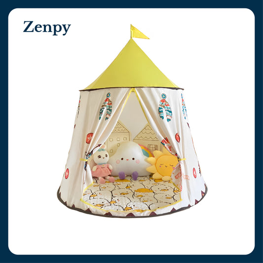 Baby Doll Tent Outdoor House Indoor Princess Castle Boy Yurt Playhouse Split Bed Handy Tools