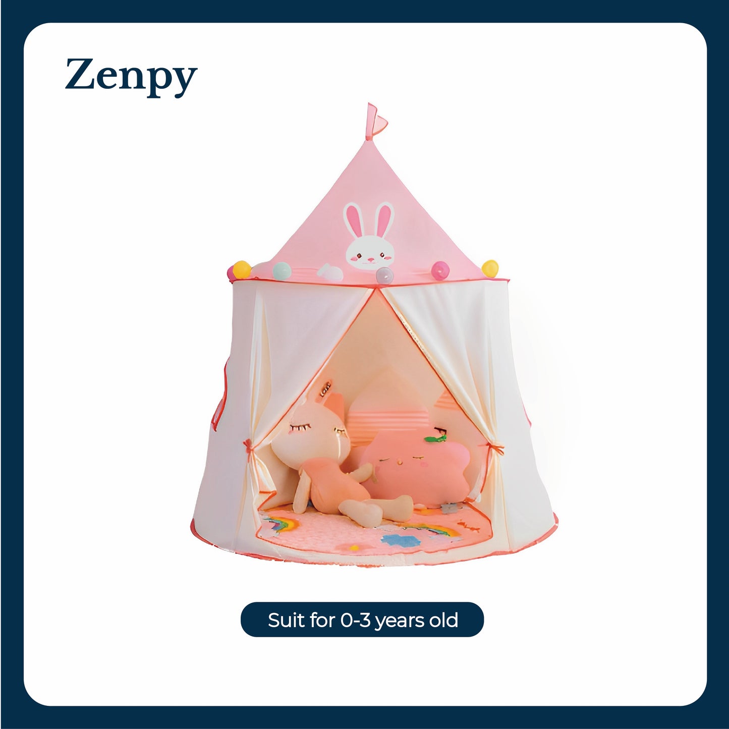 【Zenpy】Baby tent, baby castle, princess tent, baby family tent, cute baby tent P013