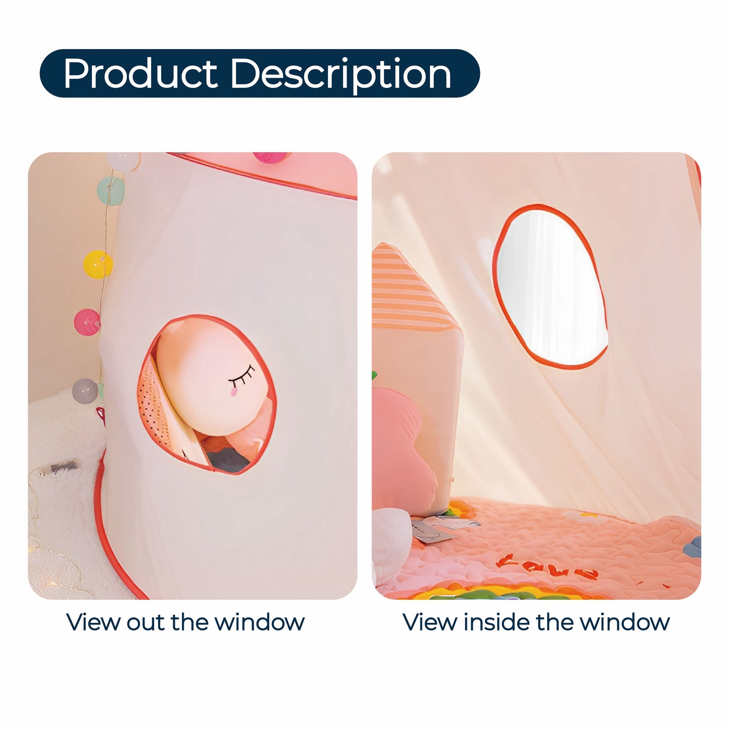 【Zenpy】Baby tent, baby castle, princess tent, baby family tent, cute baby tent P013